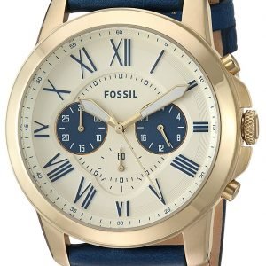 Fossil Grant Fs5271 Kello Beige / Nahka