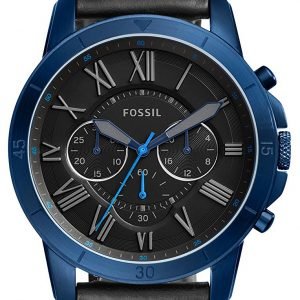 Fossil Grant Fs5342 Kello Musta / Nahka