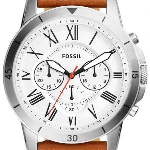 Fossil Grant Fs5343 Kello Valkoinen / Nahka