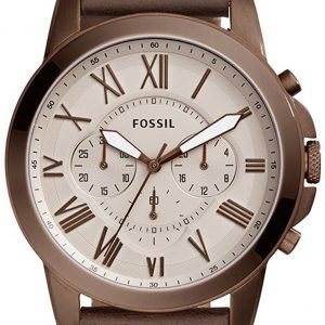 Fossil Grant Fs5344 Kello Beige / Nahka