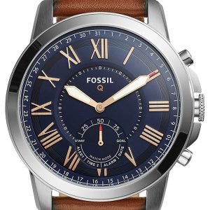 Fossil Grant Ftw1122 Kello Sininen / Nahka