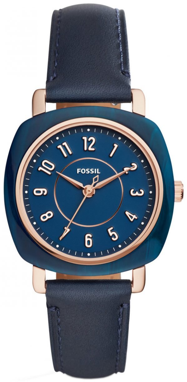 Fossil Idealist Es4280 Kello Sininen / Nahka