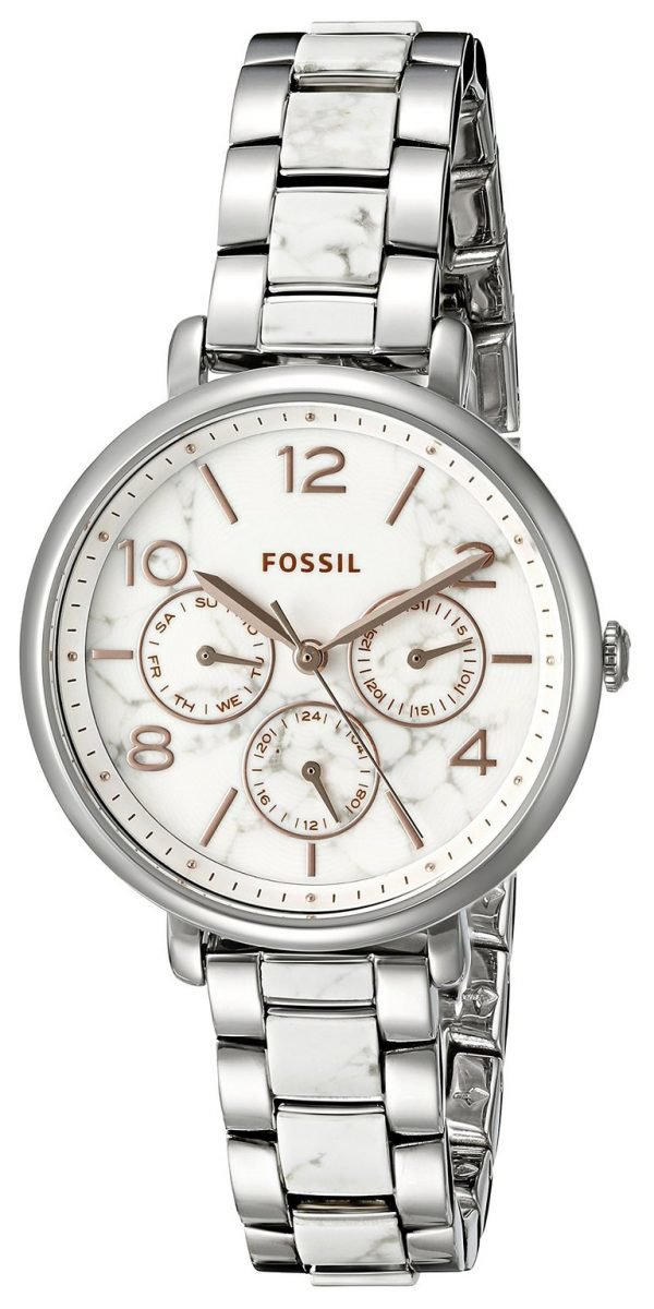 Fossil Jacqueline Es3939 Kello Valkoinen / Teräs