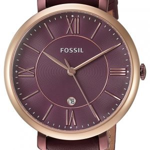 Fossil Jacqueline Es4099 Kello Punainen / Nahka