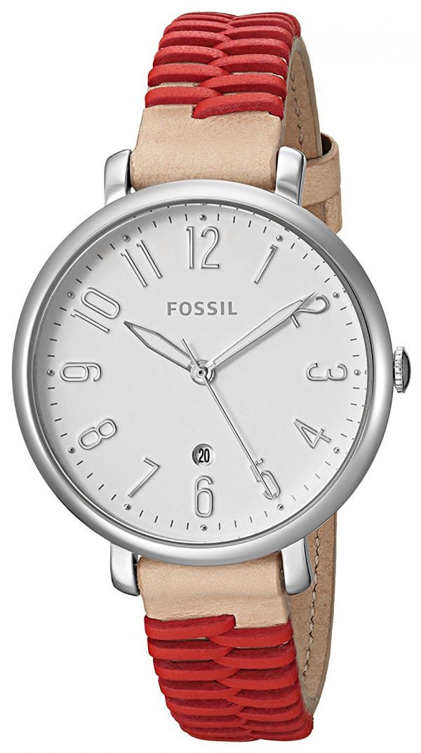 Fossil Jacqueline Es4204 Kello Valkoinen / Nahka