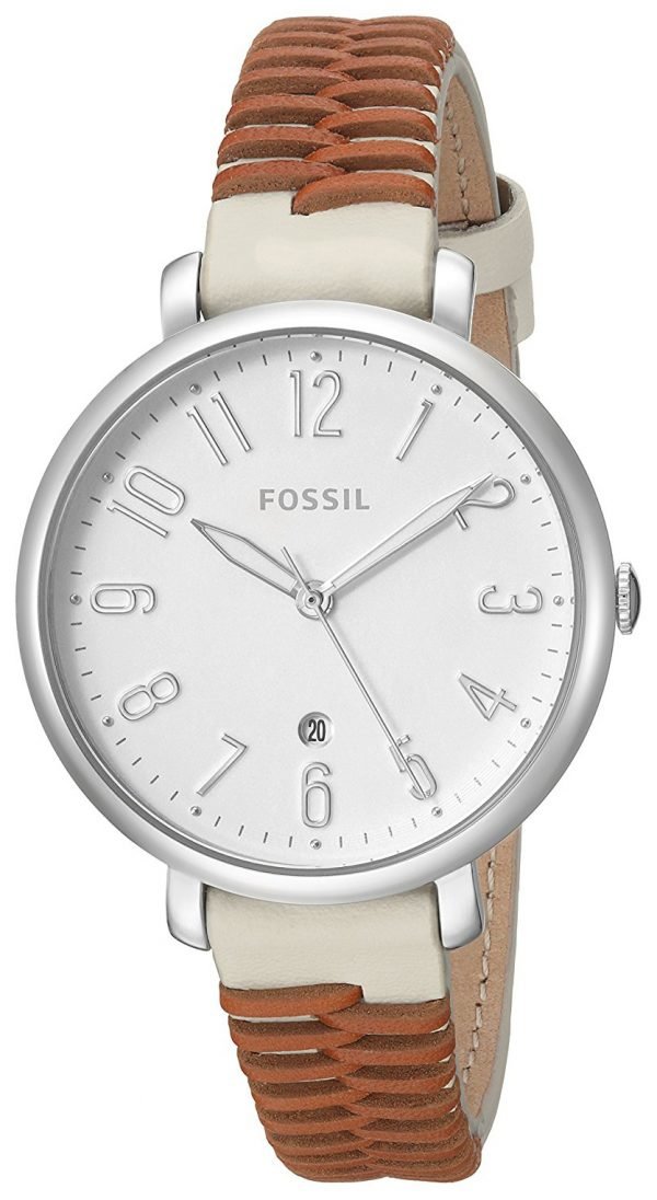 Fossil Jacqueline Es4209 Kello Valkoinen / Nahka