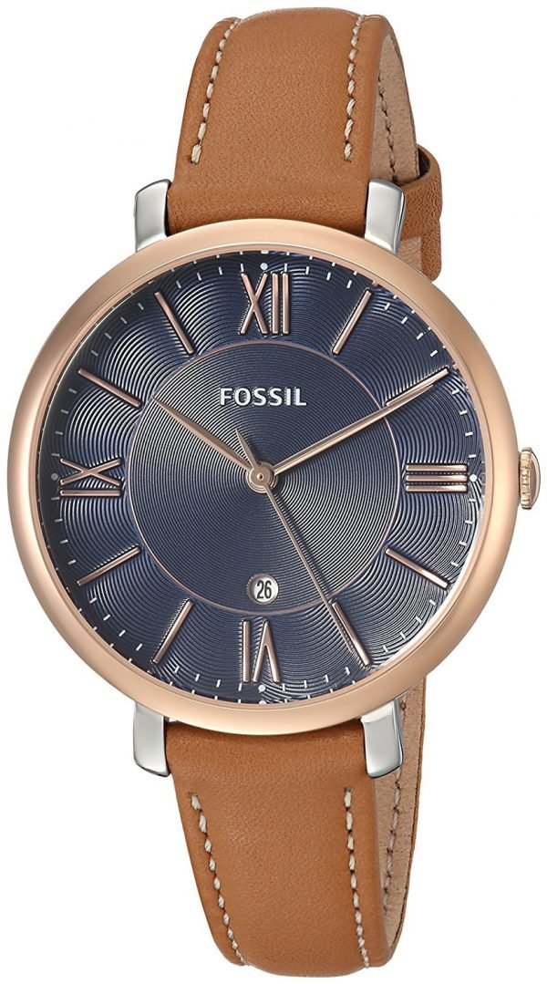 Fossil Jacqueline Es4274 Kello Sininen / Nahka