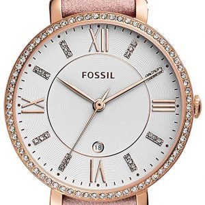 Fossil Jacqueline Es4303 Kello Valkoinen / Nahka