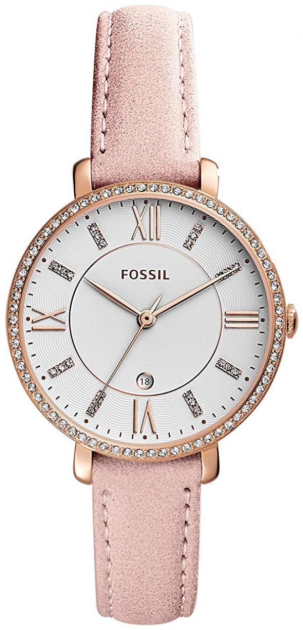 Fossil Jacqueline Es4303 Kello Valkoinen / Nahka