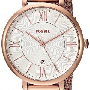 Fossil Jacqueline Es4352 Kello Hopea / Punakultasävyinen