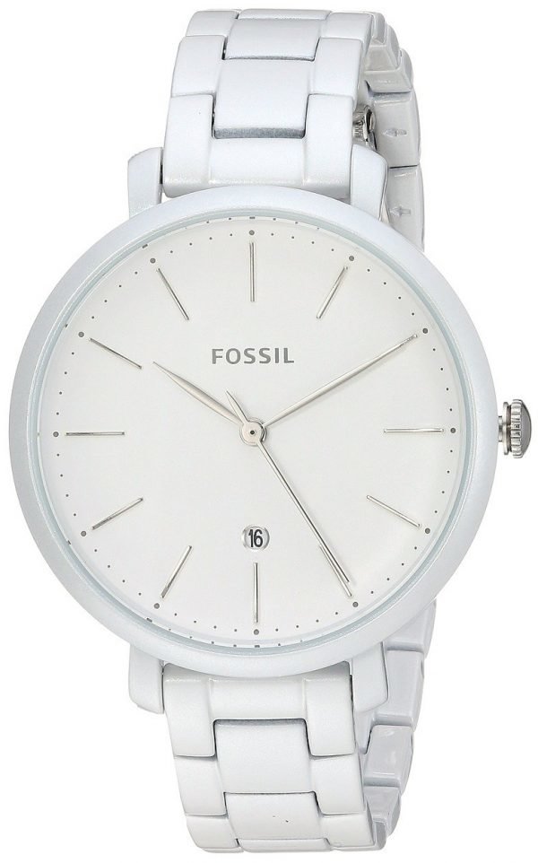 Fossil Jacqueline Es4397 Kello Valkoinen / Teräs