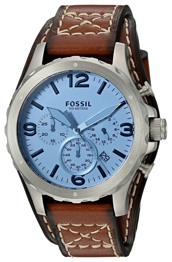 Fossil Jr1515 Kello Sininen / Nahka