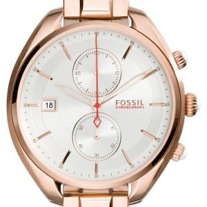 Fossil Land Racer Ch2977 Kello Hopea / Punakultasävyinen