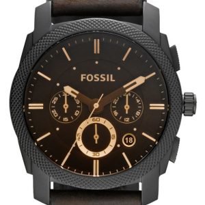 Fossil Machine Fs4656 Kello Musta / Nahka