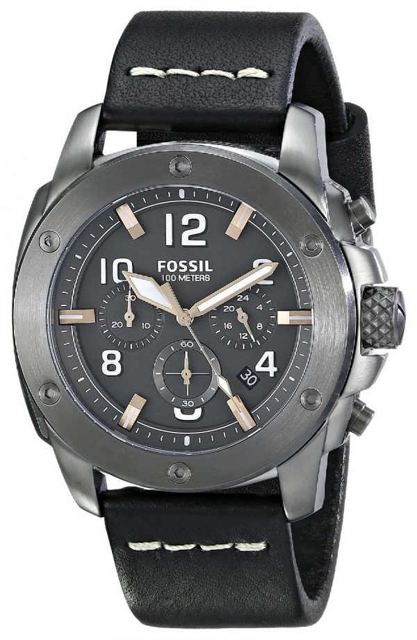 Fossil Machine Fs5016 Kello Harmaa / Nahka