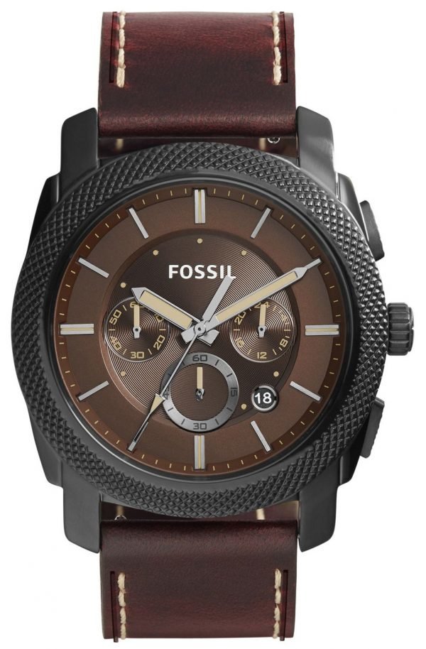 Fossil Machine Fs5121 Kello Ruskea / Nahka