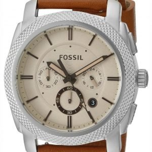 Fossil Machine Fs5131 Kello Beige / Nahka