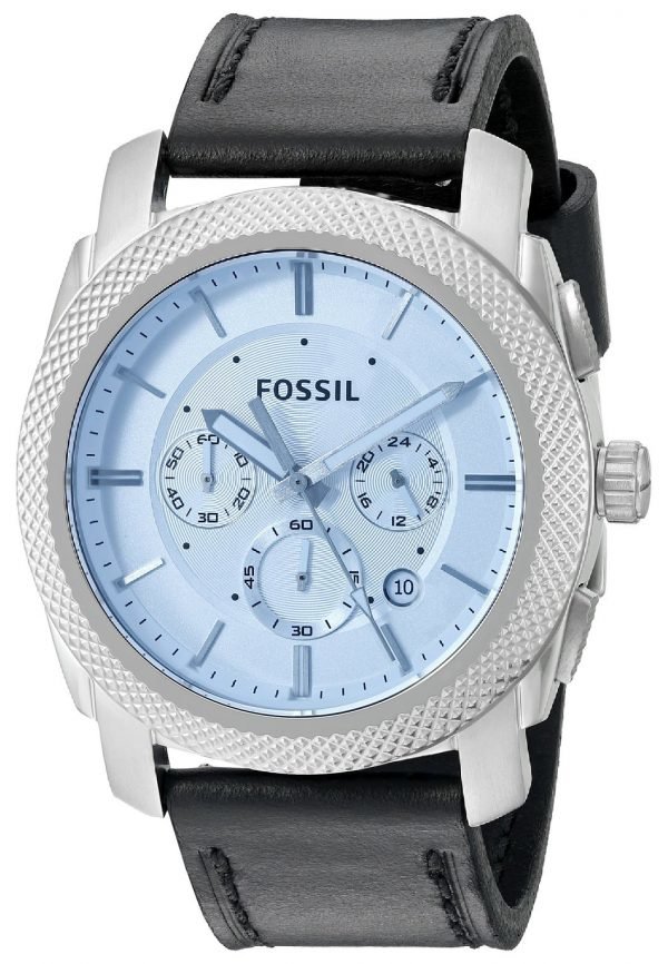 Fossil Machine Fs5160 Kello Sininen / Nahka