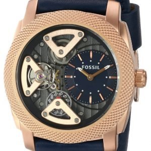 Fossil Machine Me1158 Kello Sininen / Nahka