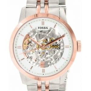 Fossil Me3075 Kello Beige / Punakultasävyinen