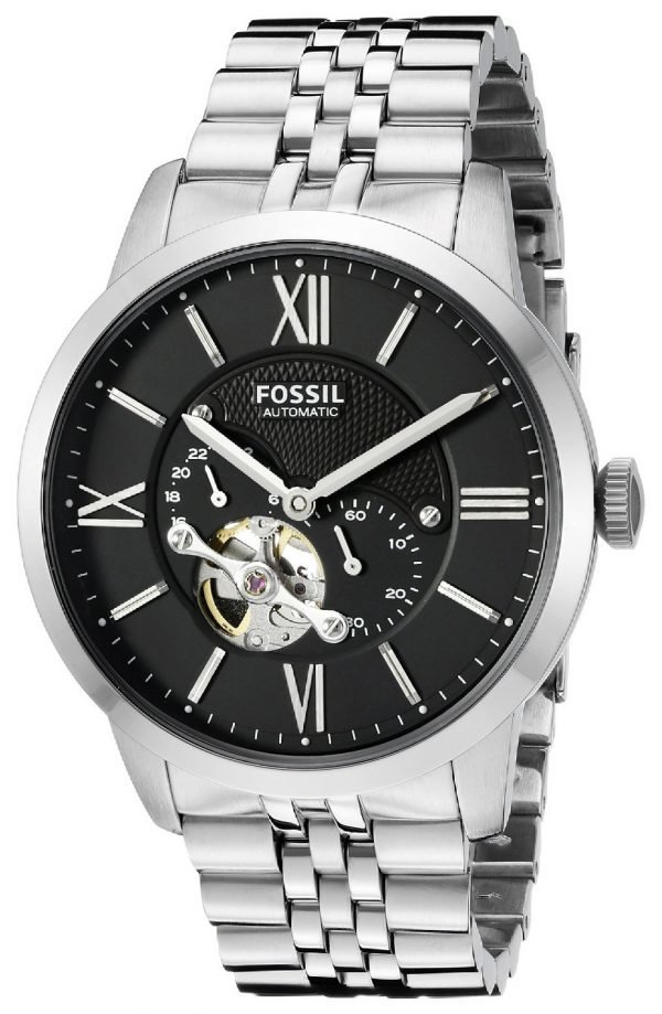 Fossil Mechanical Me3107 Kello Musta / Teräs