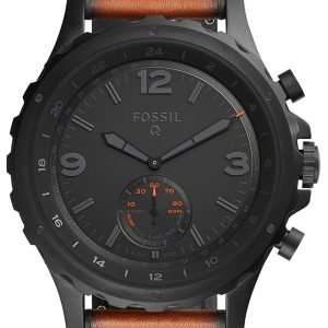 Fossil Nate Ftw1114 Kello Musta / Nahka