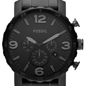 Fossil Nate Jr1401 Kello Musta / Teräs