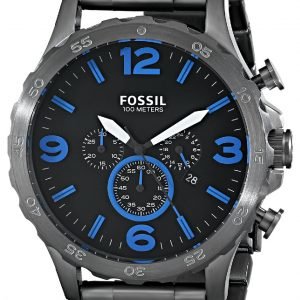 Fossil Nate Jr1478 Kello Musta / Teräs