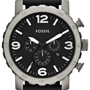 Fossil Nate Ti1005 Kello Musta / Nahka