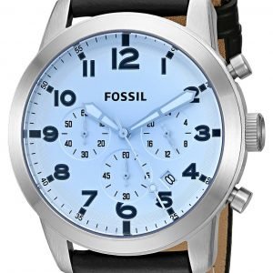 Fossil Pilot 54 Fs5162 Kello Sininen / Nahka