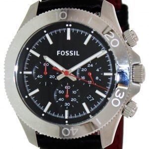 Fossil Retro Traveler Ch2859 Kello Musta / Nahka