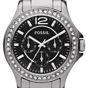 Fossil Riley Ce1067 Kello Musta / Teräs