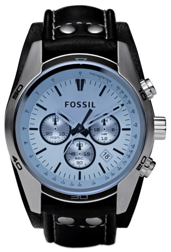 Fossil Sport Ch2564 Kello Sininen / Nahka