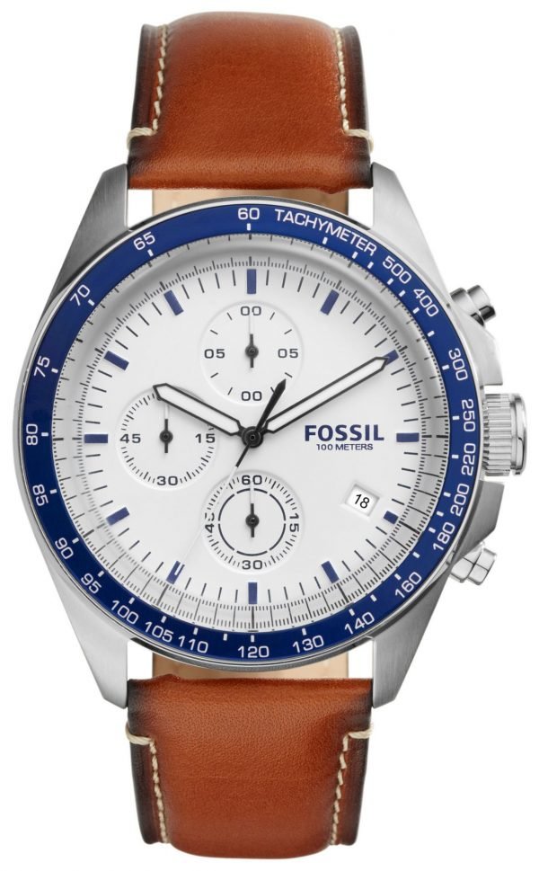 Fossil Sport Ch3029 Kello Valkoinen / Nahka