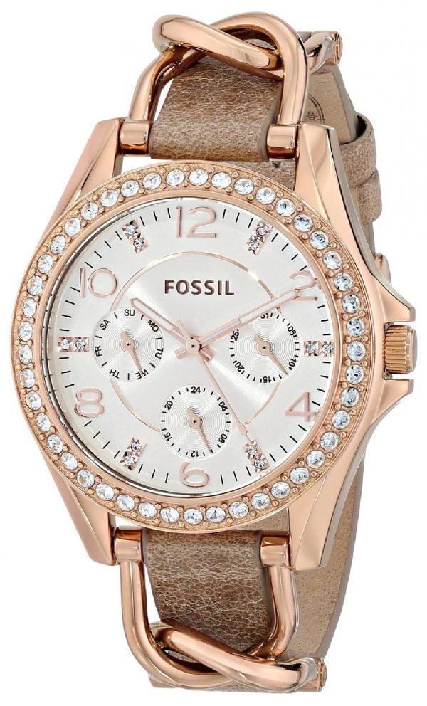 Fossil Sport Es3466 Kello Beige / Nahka