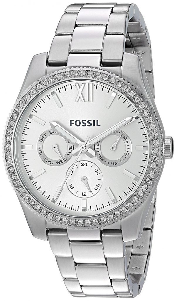 Fossil Sport Es4314 Kello Hopea / Teräs