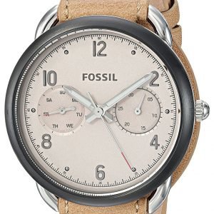 Fossil Tailor Es4175 Kello Beige / Nahka