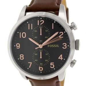 Fossil Townsman Fs4873 Kello Musta / Nahka