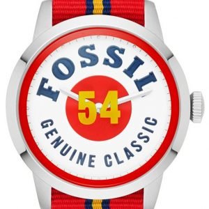 Fossil Townsman Fs4922 Kello Valkoinen / Tekstiili