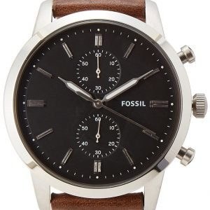 Fossil Townsman Fs5394 Kello Musta / Nahka