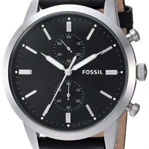 Fossil Townsman Fs5396 Kello Musta / Nahka