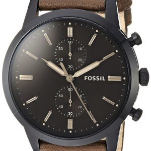 Fossil Townsman Fs5437 Kello Musta / Nahka