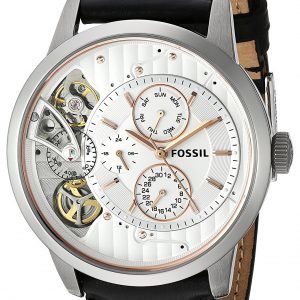 Fossil Townsman Me1164 Kello Valkoinen / Nahka