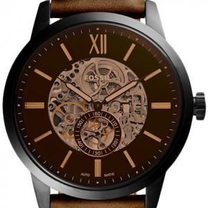 Fossil Townsman Me3155 Kello Musta / Nahka