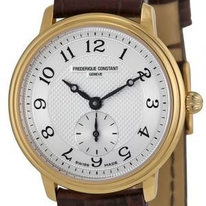 Frederique Constant Classics Fc-235as1s5 Kello Hopea / Nahka