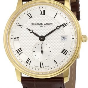 Frederique Constant Classics Fc-245m4s5 Kello Hopea / Nahka