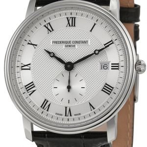 Frederique Constant Classics Fc-245m5s6 Kello Hopea / Nahka