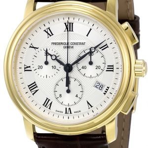 Frederique Constant Classics Fc-292mc4p5 Kello Hopea / Nahka