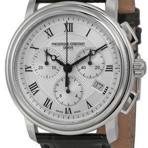 Frederique Constant Classics Fc-292mc4p6 Kello Hopea / Nahka