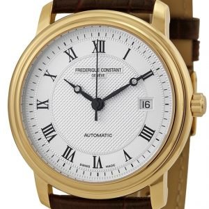 Frederique Constant Classics Fc-303mc4p5 Kello Hopea / Nahka